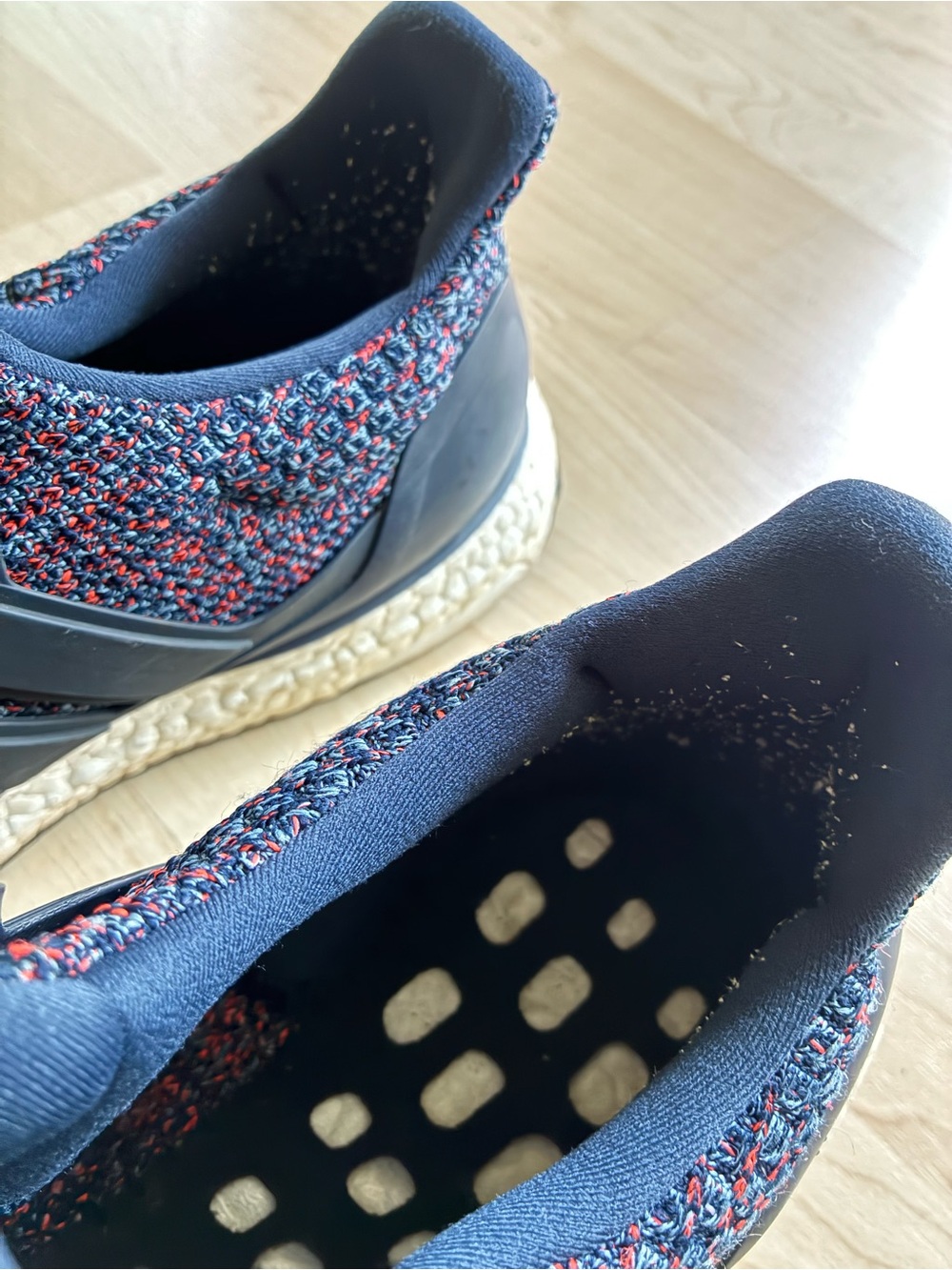 adidas UltraBoost 4.0 Boost navy blue Primeknit Low Top Lace Up Men's sz12 - Picture 9 of 9
